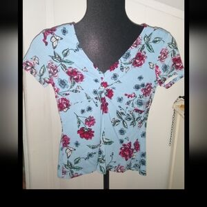 Candies floral top xs
